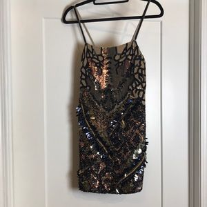 All Saints Full Sequin Dress